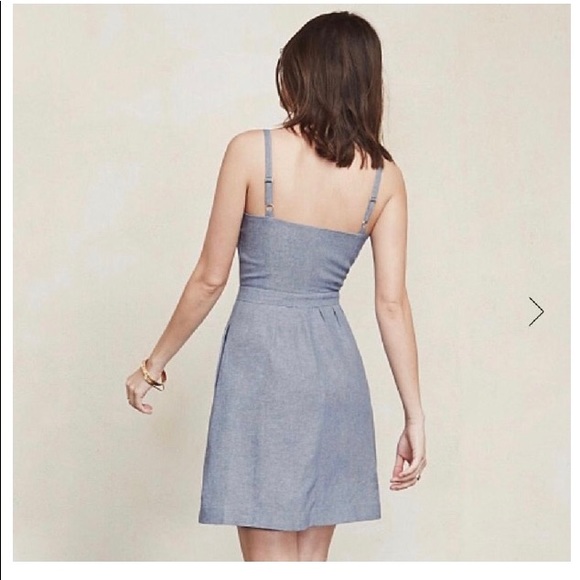 Reformation Miramar Dress Sz 0 - Picture 4 of 5